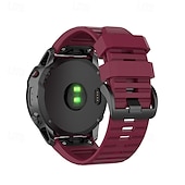 levne Pásky na hodinky Garmin-Pásek hodinek pro Garmin Fenix 8 51mm 7X Pro 6X 5X Plus Epix Pro Tactix 7 Amoled Instinct 2X Quatix Enduro Descent Mk2i Mk2 26mm Silikon Výměna, nahrazení Popruh Nastavitelný Sportovní značka Náramek