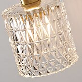 abordables Apliques de pared para interior-Lámparas de pared retro con pantalla de vidrio de 1 luz, apliques de pared ajustables de latón para interiores, luces de montaje en pared nórdicas para baño, pasillo, dormitorio, accesorio de
