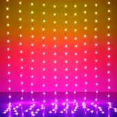 ieftine Conectat Electric-lumina cortină cu LED magic de Crăciun control prin bluetooth control punct aplicație lumini șir din piele 2x2m 200leds 3x3m 300leds Crăciun nuntă casă de vacanță dormitor sufragerie balcon