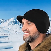 abordables Casques d'extérieur-Casquette de randonnée Cagoule Chaleur Thermique Coupe-vent Confortable Hiver Automne Homme Pêche Activité