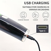 preiswerte Rasierer &amp; Epilierer-Vakuum-Bartrasierer, per USB aufladbarer Vakuum-Rasierer, Haarschneider, waschbarer Friseur-Haarschneider, Geschenke für Männer