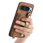 رخيصةأون جراب للهواتف الأخرى-هاتف غطاء من أجل بكسل 9 برو بيكسل 9 برو اكس ال Pixel 8 Pro Pixel 8 بكسل 9 Pixel 7 Pixel 7 Pro غطاء خلفي مع حامل مغناطيس دعم الشحن اللاسلكي مكتب  /  الأعمال TPU جلد PU