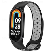 رخيصةأون عصابات الساعات الأخرى-حزام الساعة الذكية متوافق مع Xiaomi Mi Band 8 ساعة ذكية حزام قابل للتعديل حلقة فردية عصابة الرياضة إستبدال معصمه