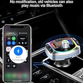 お買い得  車用Bluetoothキット/ハンズフリー-pd18 FMトランスミッター カーMP3プレーヤー デュアルUSBハンズフリーBluetoothアダプター