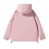 preiswerte Fleece &amp; 3 in 1 Jacken-Herren Soft Shell Jacke Wanderjacke Draussen Windundurchlässig Atmungsaktiv Leichte Jacke Windbreaker-Jacke Reisen Weinrot Schwarz Rosa Grün Khaki