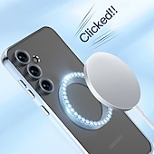 Недорогие Чехлы для Samsung-телефон Кейс для Назначение S24 Ultra S24 Plus S24 S23 S23 Ultra S23 Plus S25 Ультра Кейс на заднюю панель Магнитный Поддержка беспроводной зарядки Защита от удара Ретро Покрытие