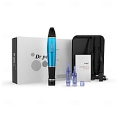 abordables Accessoires pour soins de la peau-Machine à stylo à micro-aiguilles sans fil A1-W, outil de soins de la peau électrique rechargeable pour la mésothérapie