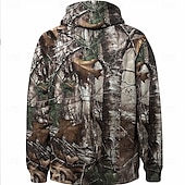 abordables Sudaderas de Caza-Hombre camuflaje Huella / Pata Sudaderas Sudadera Diario Casual Manga Larga Con Capucha Vacaciones Deporte Ropa de calle Verde Ejército Gris Estampado Bolsillo delantero Primavera &amp; Otoño Diseñador