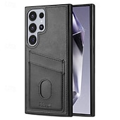 voordelige Samsung-hoesje-telefoon hoesje Voor S24 S24 Ultra Plus S24 FE S23 S22 S21 S20 Ultra Plus FE A55 A35 A25 A15 5G A54 A34 A14 A73 A53 A33 A23 A13 S25 Ultra Achterkant Kaartsleuf Schokbestendig Retro TPU PU-nahka