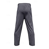 baratos Calças Desportivas-Homens Calças Esportivas Calça de moletom com pernas largas Calças de Veludo Calças Bolsos Com Cordão Cintura elástica Tecido Conforto Esportes Diário Moda Casual Preto Branco Micro-Elástica
