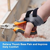 cheap Braces &amp; Supports-CMC Thumb Brace for Osteoarthritis - with Shape-memory Restriction Splint, CMC Joint Stabilizer, Basal Thumb Arthritis Pain Relief and Support for Women and Men