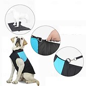 cheap Coats-Dog Winter Coat Dog Fleece Hoodie Dog Vest Windproof Cold Weather Dog Clothes Pet Apparel for Small Medium Large Dogs