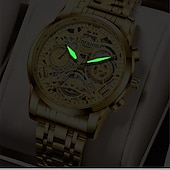 Χαμηλού Κόστους Ρολόγια Quartz-νέα τάση της μόδας casual sports απλή πλήρως αυτόματη κίνηση ανδρικό ρολόι ημερολόγιο αδιάβροχο φως νύχτας μη μηχανικό ρολόι όμορφο και κομψό ανδρικό ρολόι χαλαζία