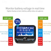 お買い得  車用Bluetoothキット/ハンズフリー-bc32 車用 FM トランスミッター ブルートゥース MP3 プレーヤー ワイヤレス ハンズフリー 1.8 インチ LCD スクリーン付き 携帯電話充電器用