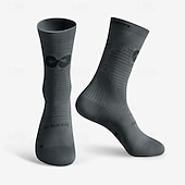 cheap Running Socks-Athletic Sports Socks Running Socks 1 Pair Color Block Men&#039;s Socks Compression Socks Anti-Slip Breathable Sweat wicking Comfortable Gym Workout Football / Soccer Running Jogging Cycling Sports Color
