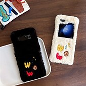 Недорогие Чехлы для Samsung-телефон Кейс для Назначение Z-флип 6 Z Flip 5 Z Flip 4 Z Flip 3 Кейс на заднюю панель Защита от удара Ретро Плюш