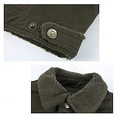 abordables vestes et manteaux graphiques pour hommes-veste polaire brodée pour homme veste de camionneur sherpa veste cargo de travail col rabattu veste chaude d&#039;hiver en coton manteau de sortie décontracté vintage multi-poches