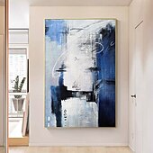 cheap Abstract Paintings-Mintura Handmade Abstract Texture Oil Paintings On Canvas Wall Art Decoration Modern Picture For Home Decor Rolled Frameless Unstretched Painting