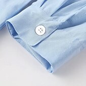 economico Strada-Per uomo camicia di lino Camicia estiva Abbigliamento mare Maglietta informale Camicia con bottoni Liscio Da mare Informale Nero Bianco Rosa Verde Manica lunga Bavero Primavera estate Abbigliamento