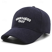 preiswerte Baseballkappe für Herren-Herren Cap Basecap Sonnenhut Kappe Rote Dunkelmarine Polyester Einstellbar Modisch Freizeitskleidung Festival Muster Stickerei Draussen Lässig / Alltäglich
