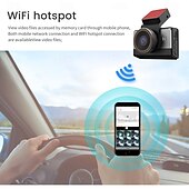 cheap Car DVR-Dashcam Cameras Video Recorder Dual Lens Front and Rear Dash Cam for Cars 2K