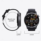 ieftine Ceasuri Smart-F207 Ceas inteligent 1.35 inch Uita-te inteligent Bluetooth Monitorizarea temperaturii Pedometru Reamintire Apel Compatibil cu Android iOS Dame Bărbați Standby Lung Telefon Hands-Free Rezistent la apă