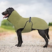 abordables Abrigos-Perros Abrigos Chaleco de lana Invierno Templado Cómodo Exterior Interior Ropa de casa Medio Grande