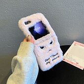 abordables Carcasas Samsung-teléfono Funda Para Z Flip 6 Z Flip 5 Z Flip 4 Z Flip 3 Funda Trasera Antigolpes Retro Felpa