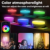 tanie Sprzęt AGD-tuya wifi lit human body induction mała lampka nocna multi-gear ściemnianie domowe lampka nocna kontrola lampka sypialna kompatybilna z alexa google home