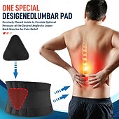お買い得  矯正装具＆サポーター-重いものを持ち上げる作業用の男性用腰部サポートベルト、腰痛用のバックブレース、脊柱側弯症、椎間板ヘルニア、坐骨神経痛用の腰部パッド付き通気性のあるバックサポートベルト