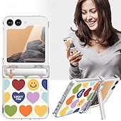 Χαμηλού Κόστους Samsung Θήκη-τηλέφωνο tok Για Z Flip 6 Θήκη κάρτας πορτοφολιού με βάση στήριξης Ανθεκτική σε πτώσεις Ρετρό TPU PC