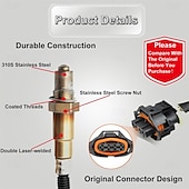 cheap Vehicle Repair Tools-Oxygen Sensor Upstream&amp;Downstream O2 Sensor 234-4528 234-4529 Fit for Chevy Cruze 2011-2015 1.4L L4, Sonic 2012-2020 1.4L L4, Trax 2012-2020 1.4L L4
