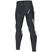 abordables Pantalones cortos, mallas y pantalones para hombre-Wosawe primavera y otoño pantalones de ciclismo para deportes al aire libre para hombres pantalones de ciclismo de montaña para montañismo con esponja de silicona transpirable de secado rápido