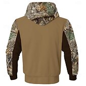 baratos moletons 3d masculinos-Homens camuflagem Cowboy Tosão Moletons Moletom Moletom com capuz Com Capuz Moda Impressão 3D Festa Caça Marron Com Cordão Outono Inverno Designer