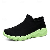 preiswerte Sneaker für Herren-Rote Flyknit-Sneaker für Herren, leichte und atmungsaktive, stylische Freizeitschuhe für den Alltag, Outdoor-Aktivitäten und Sport