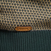 billiga Herrarnas Elite Tröjor &amp; Koftor-Herr Tröja Pullover tröja Stickat Ribbad Sticka Vanliga toppar Färgblock Rund hals Stickat Neutral Utomhus Kläder Vår &amp; Höst Svart Rubinrött S M L