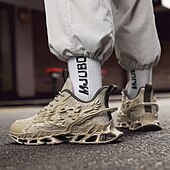economico Sneakers da uomo-scarpe da ginnastica sportive leggere da uomo a tema drago – design unico della suola scolpita, scarpe da corsa traspiranti e comode per lo sport e lo street style