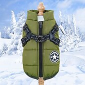 levne Kabáty-Psi Kočky Kabáty Kurtka Kamizelka Puffer Jacket Huňaté čepice Pro volný čas Voděodolný Větruvzdorné Teplý Yumuşak Omyvatelné Vánoce předvečer Všech svatých Nový rok Pivo Oktoberfest Valentýna