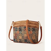 economico Borse a Tracolla-borsa a tracolla vintage boho con motivi geometrici - borsa a tracolla leggera ed elegante per le donne, ideale per tutti i giorni e per i viaggi