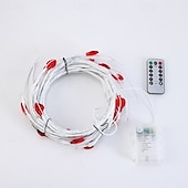 economico Striscie luci USB-1 pz. luci a forma di vite d&#039;amore per San Valentino con telecomando, luci per atmosfera da festival, per interni, camera da letto, bar, USB o batteria AAA