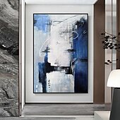 cheap Abstract Paintings-Mintura Handmade Abstract Texture Oil Paintings On Canvas Wall Art Decoration Modern Picture For Home Decor Rolled Frameless Unstretched Painting