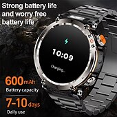 cheap Smartwatch-HT30 Smart Watch Rugged Military Men&#039;s 1.7 inch 600mAh Battery Compass Sports Fitness Watches Bluetooth Call Smartwatch