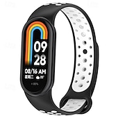 رخيصةأون عصابات الساعات الأخرى-حزام الساعة الذكية متوافق مع Xiaomi Mi Band 8 ساعة ذكية حزام قابل للتعديل حلقة فردية عصابة الرياضة إستبدال معصمه