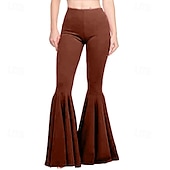 economico Fondi-Anni &#039;70 Disco Y2K Pantaloni a zampa d&#039;elefante Bambola Per donna Giorno dei Re Casual Quotidiano Parata dell&#039;Orgoglio Mese dell&#039;orgoglio Adulti Pantaloni Tutte le stagioni