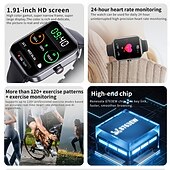 お買い得  スマートウォッチ-f57pro ブルートゥース通話スマートウォッチ 100 スポーツモード 24時間心拍数 血中酸素濃度モニター スマートウォッチ