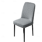 cheap Dining Chair Cover-Stretch Dining Chair Cover Durable High Back Dining Chair Cover Elastic Slipcover Perfect for Protecting and Refreshing Your Dining Room Chairs Adds Comfort and Style to Any Dining Space Decor