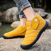 cheap Winter &amp; Snow Boots-Men&#039;s Insulated Winter Snow Boots – Waterproof Slip-On Ankle Boots with Faux Fur Lining, Anti-Slip Sole for Outdoor Hiking &amp; Cold Weather