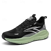 billige Sneakers til herrer-løpesneakers med varmt fôr for menn, lette, polstrede atletiske sko med snøredesign for vintersport utendørs og daglig bruk