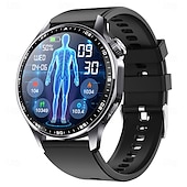 abordables Bracelets connectés-696 F210 Montre intelligente 1.55 pouce Montre intelligente avec bracelet Bluetooth ECG + PPG Podomètre Rappel d&#039;Appel Compatible avec Android iOS Hommes Mode Mains-Libres Rappel de Message IPX-0
