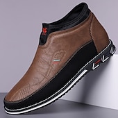 levne Pánské nazouváky a mokasíny-pánské slip-on ležérní mokasíny s umělou kůží a dvoubarevným designem – pohodlné a stylové pro každodenní nošení